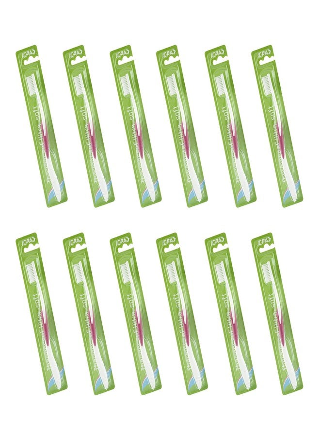 ICPA Thermoseal Ultrasoft Manual Toothbrush for adults (Pack Of 12)Multicolor - Image 1
